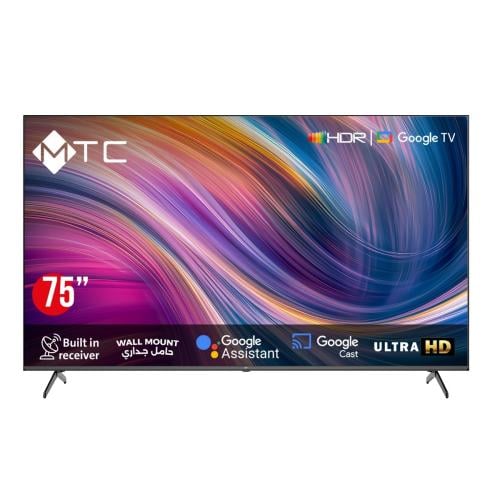 تلفزيون ال أي دي 75 بوصة ام تي سي GOOGLE TV سمارت -UHD