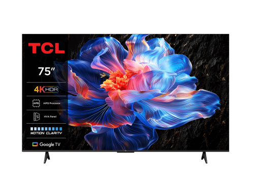 تلفزيون ال أي دي 4K 75 بوصة تي سي ال تلفزيون جوجل 4K HDR 60 هرتز