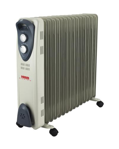 دفاية زيت 15 ريشة هام - دفاية هام صيني 15 ريشة 2500 واط-HA25WA-15F