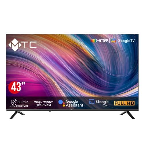 تلفزيون ال أي دي 43 بوصة ام تي سي GOOGLE TV سمارت - FULL HD