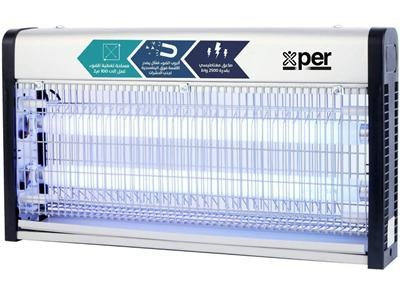 صاعق حشرات 30 15 واط اكسبير - صاعق الحشرات اكسبير بصاعق مغناطيسي 2*15 واط-XPIK-30