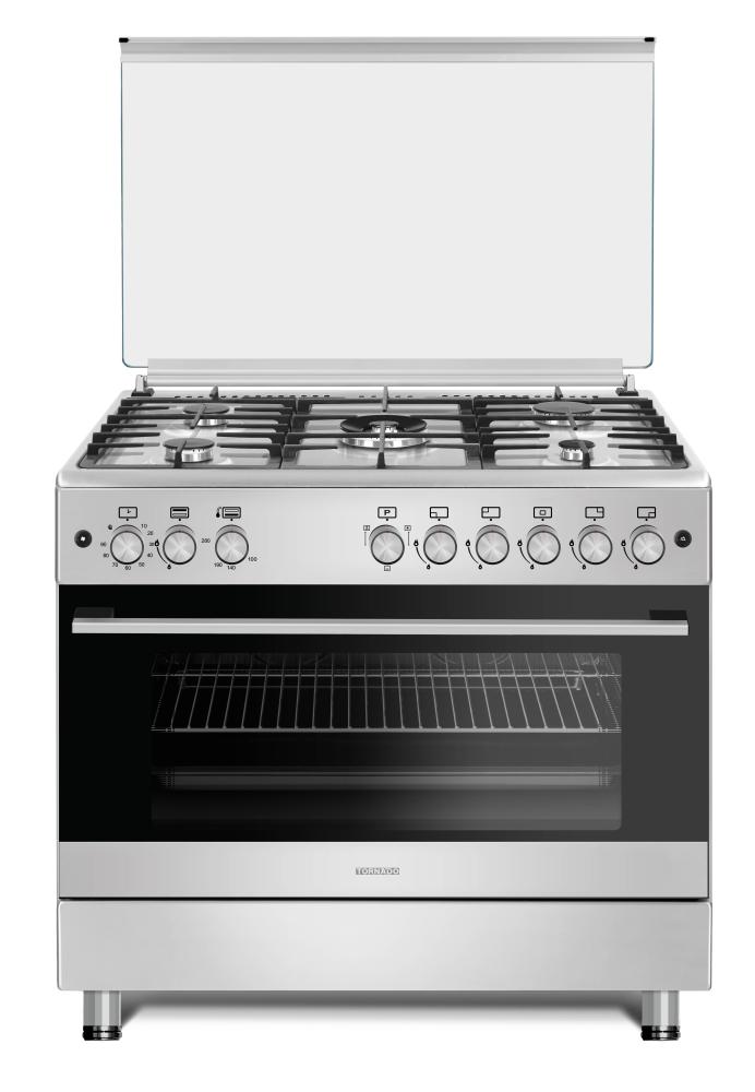 طباخ قائم تورنيدو غاز 9T10HUS2X11SA