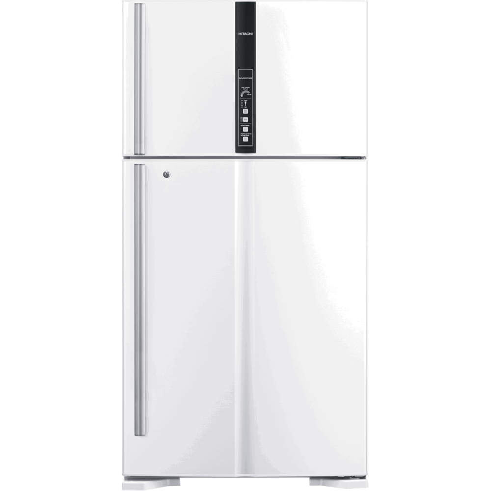 ثلاجة مع فريزر علوي هيتاشي 24.8 قدم R-V905PS1KV-1TWH