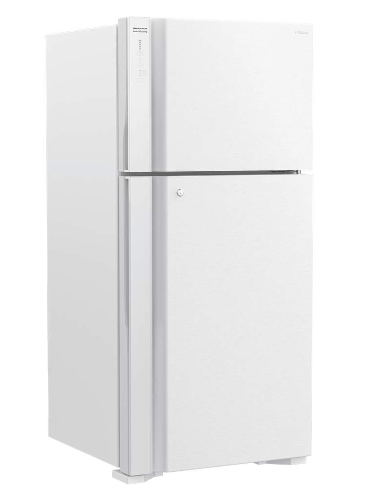 ثلاجة مع فريزر علوي هيتاشي 19.4 قدم R-V725PS7K-1PWH